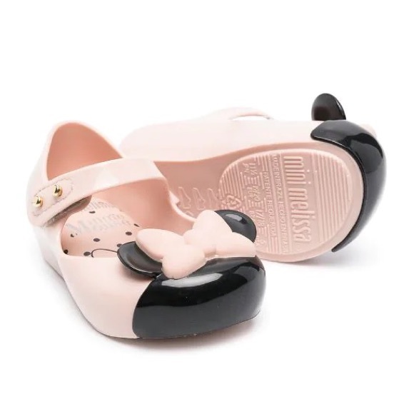 MINI MELISSA PINK MINNIE MOUSE JELLY SHOES - Picture 3 of 3